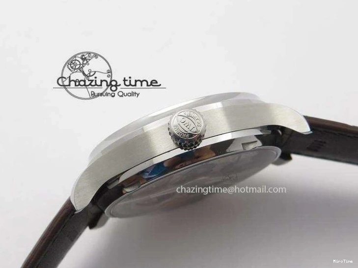 MIROTIME 1228 MoistureWicking Portuguese Real PR IW500704 ZF 1:1 Best Edition On Brown Leather Strap A52010 V 7311